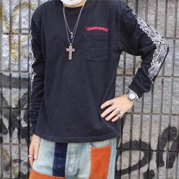 Chrome Hearts Seven Elements Hip Hop Cross Necklace - Picture 7 of 8